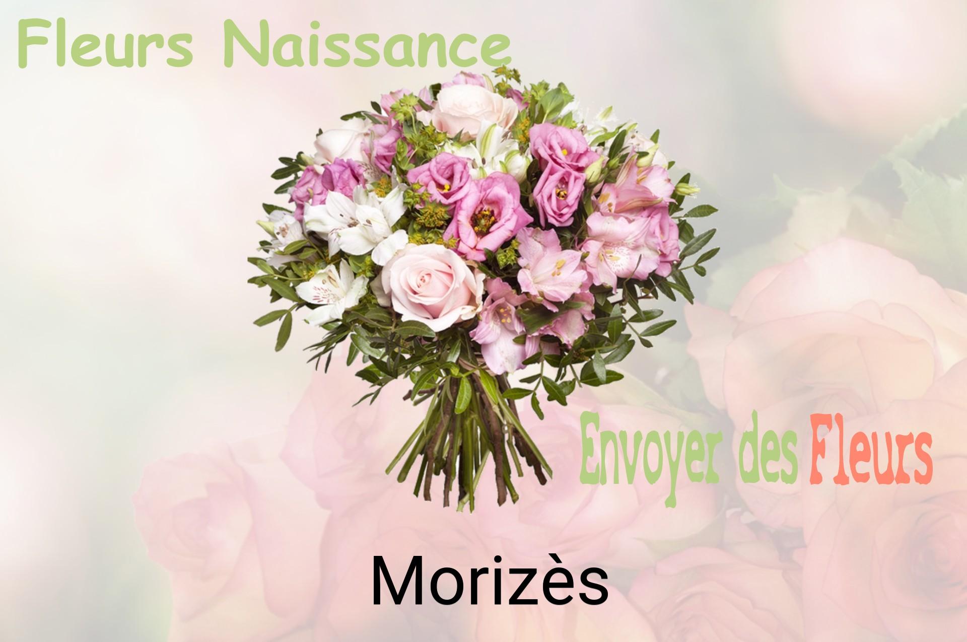 Bouquet de fleurs de naissance livré à Morizès